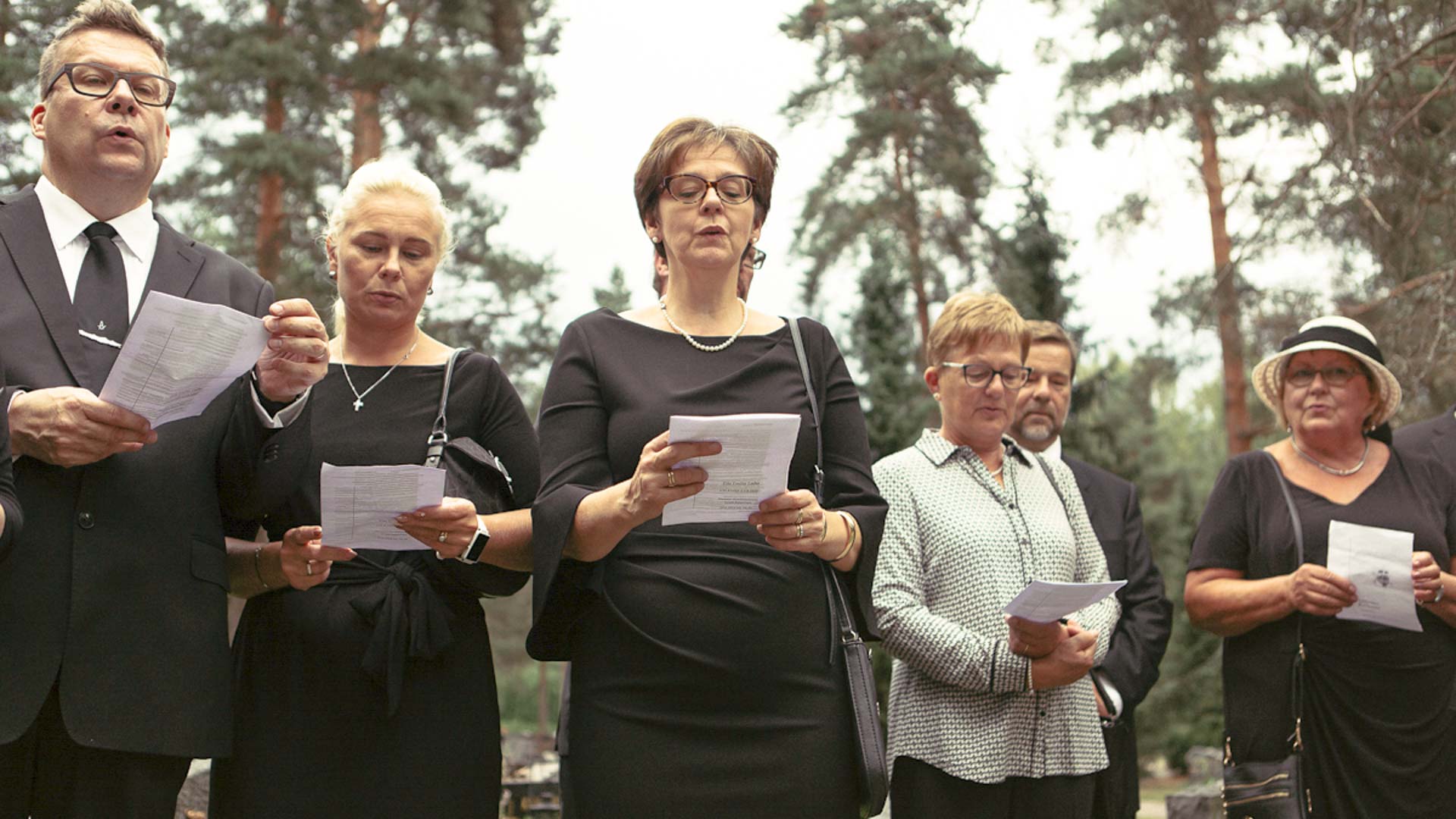 Hautajaisten ohjelma
