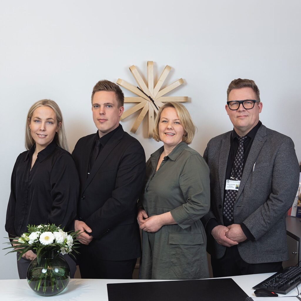 Rantasen Hautaustoimiston henkilökunta