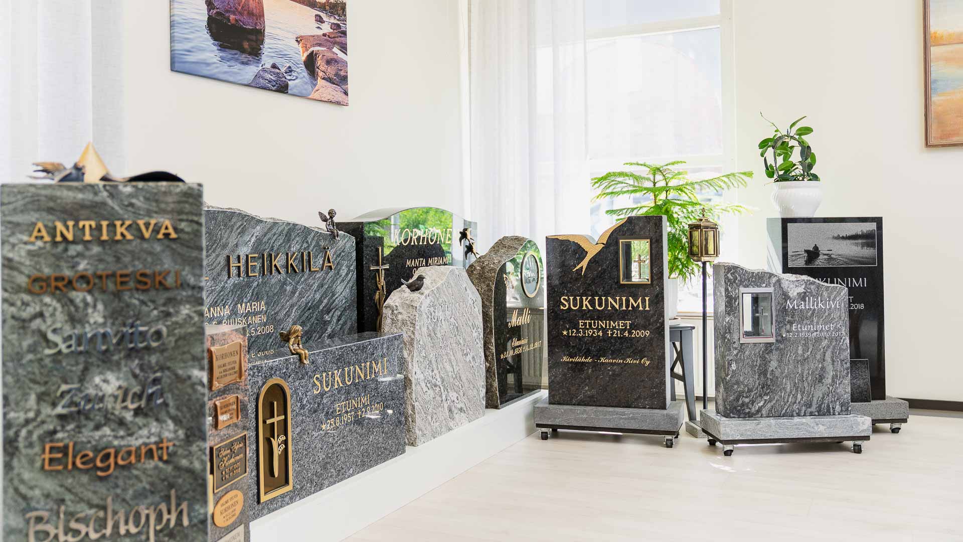 Hautakivien somistus ja koristelu
